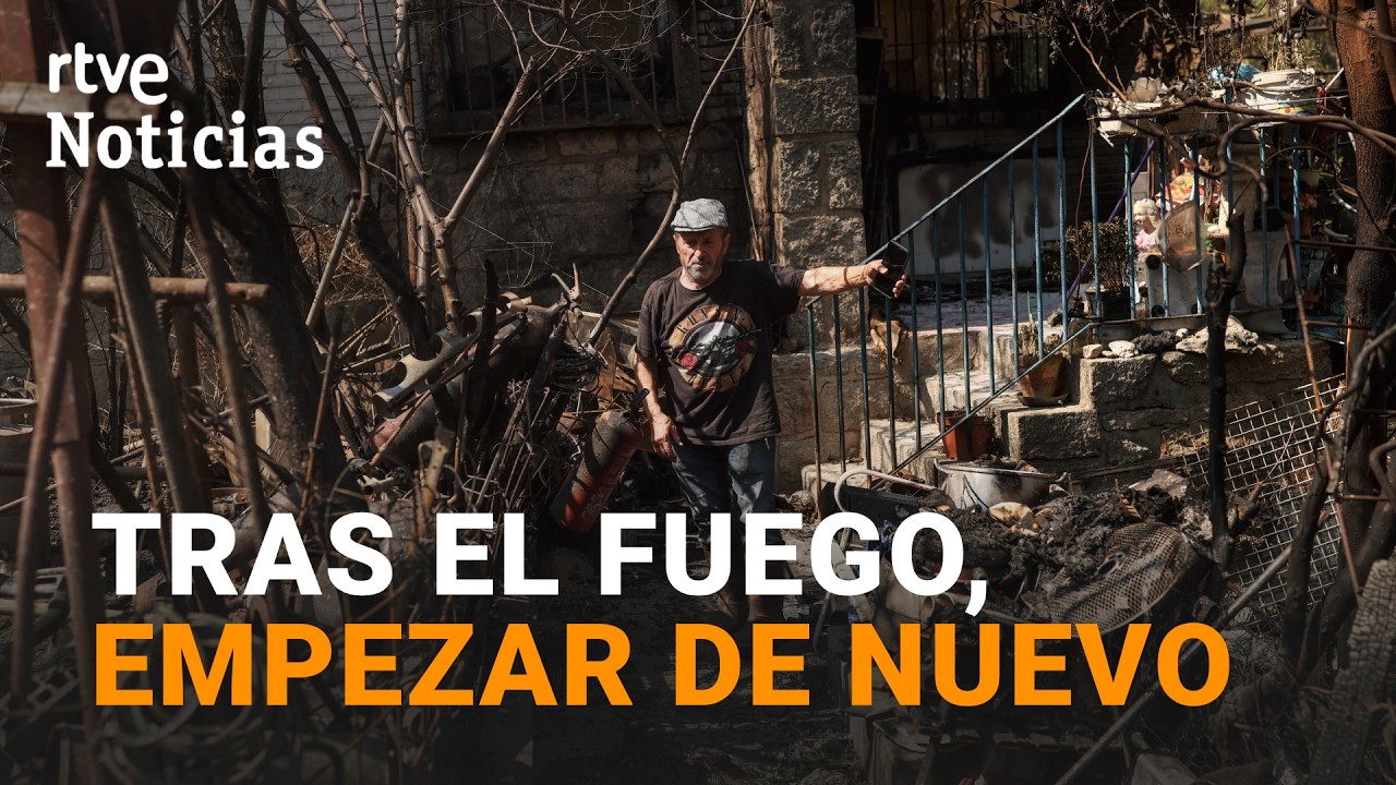 Incendios | El impacto emocional de perder paisajes, modos de vida y recuerdos | RTVE Noticias