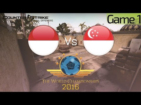 CS:GO TWC 2016 Game 1 : Indonesia VS Singapore (Quarter Final Asian Qualifier)