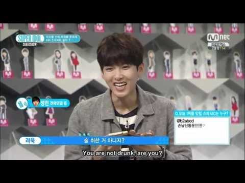 [ENG SUB] 140606 Super Idol Chart Show - Ryeowook call Sungmin