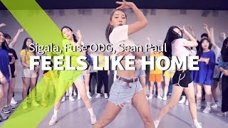 Sigala, Fuse ODG, Sean Paul - Feels Like Home (Lyric Video) ft. Kent Jones / JaneKim Choreography.