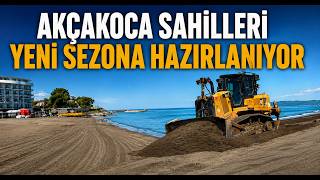 Akçakoca Sahilleri Yeni Sezona Hazırlanıyor