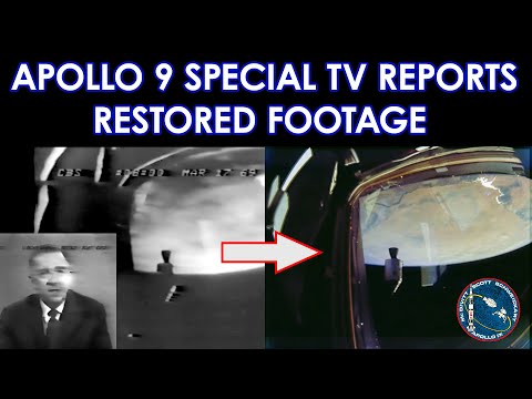 Apollo 9 Special TV reports - Restored Footage [HD] (1969/03/17) - Walter Cronkite