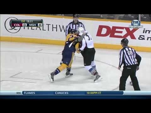 Cody McLeod vs Eric Nystrom Jan,18 2014