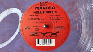 Manolo - Hells Bells (Station Mix) - ZYX Music – ZYX 8528-12 (1996)