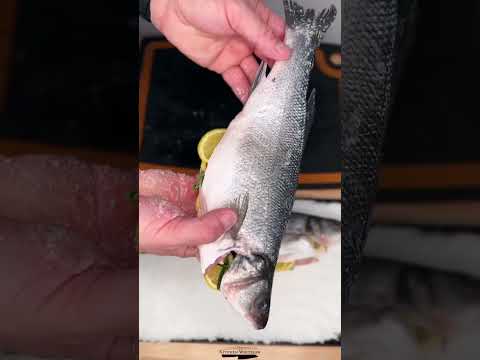 Salt Crusted Branzino. #branzino #fish #seafood