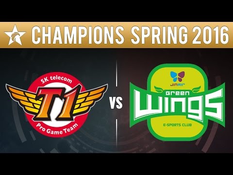 LOL SKT vs JAG Game 1 Highlights - Quarter Final LCK Spring Playoffs 2016 - SK Telecom T1 vs Jin Air
