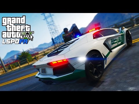 GTA 5 - LSPDFR #65 | Dubai Lamborghini Highway Patrol