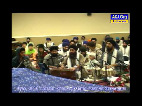 036 Toronto Dec. 2014 Smaagam - Wednesday Evening Keertan - Bh. Telvinder Singh Jee