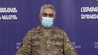 RA Defense Ministry Spokesperson Artsrun Hovhannisyan's Briefing. Live