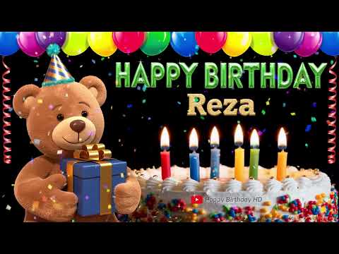 Reza Happy birthday To You - Happy Birthday song name Reza 🎁 🎂
