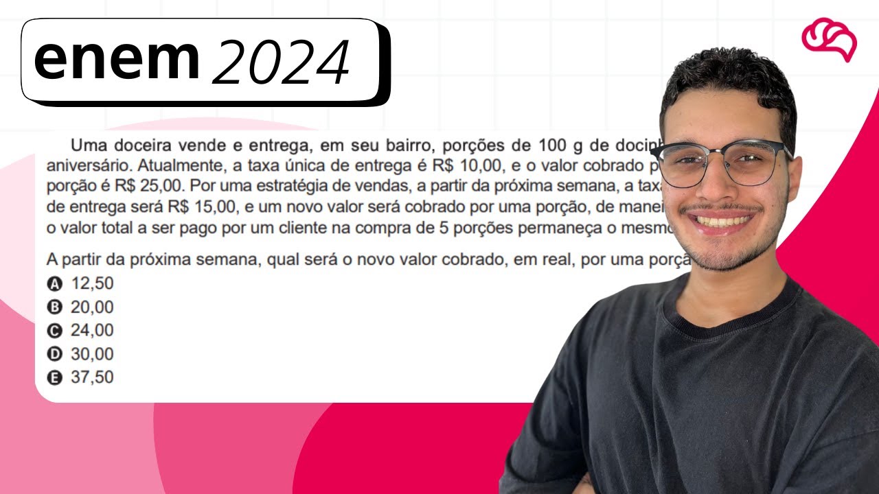 Resolução em Vídeo — Questão 157 ENEM 2024