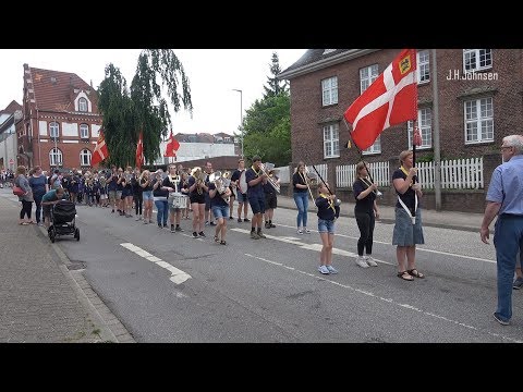 Sydslesvigsk Forening`s optog i Slesvig 2018