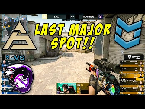 LAST MAJOR SPOT!! - SAW vs Outsiders - HIGHLIGHTS | PGL Major Antwerp 2022 Europe RMR | Swiss Round
