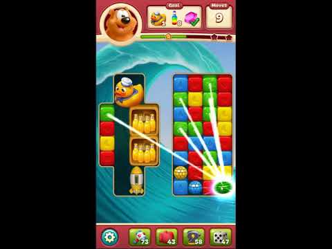 Toon Blast Level 2912 - NO BOOSTERS 🐻🐺🐱 | SKILLGAMING ✔️