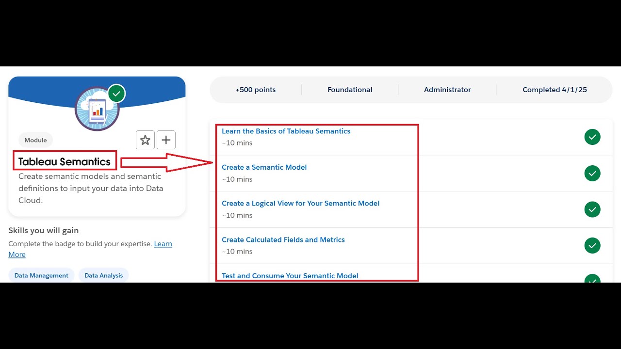 Tableau Semantics | Salesforce Trailhead