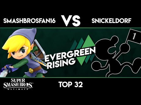 Evergreen Rising #5 - SmashBrosFan16 vs Snickeldorf - Ultimate Top 32