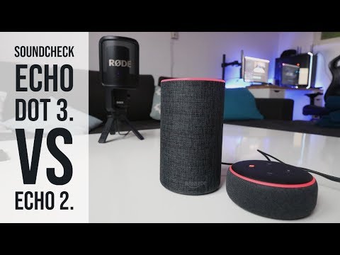 Vergleich Amazon Echo 2. Generation vs. Echo Dot 3. Generation