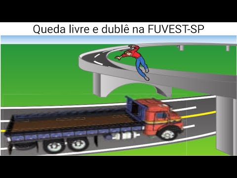 Queda livre e dublê de cinema na FUVEST-SP