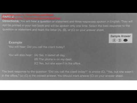 Full Listening toeic test 222   Practice Listening toeic test with Answer and Transcripts