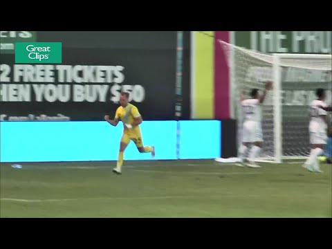 Daniel Bruce with a Goal vs. Las Vegas Lights FC