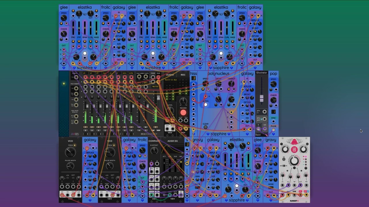 Sapphire "Beyond the Void" - wide stereo field, deep space drone