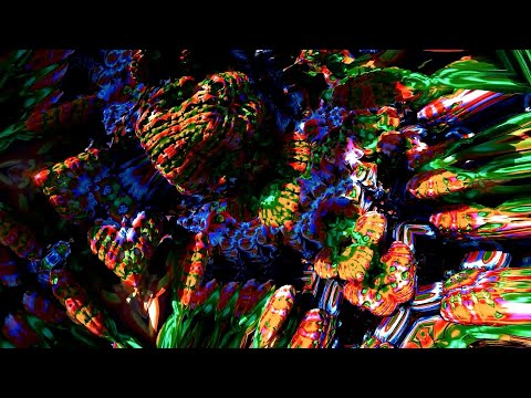 Simulated Interdimensional Travel - Psychedelic Fractal Visuals with Meditation Music | Relaxing