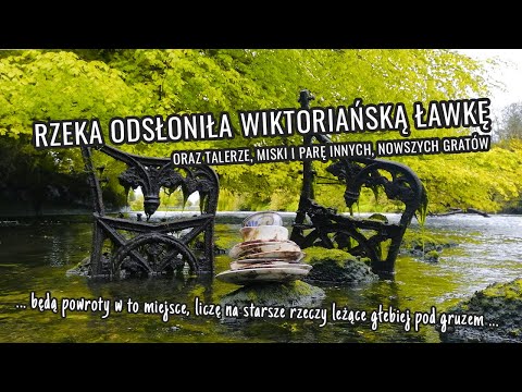 102 "Akcja Grobla - Druga eksploracja. Żelazna wiktoriańska ławka i zestaw AGD. Powrót wkrótce."