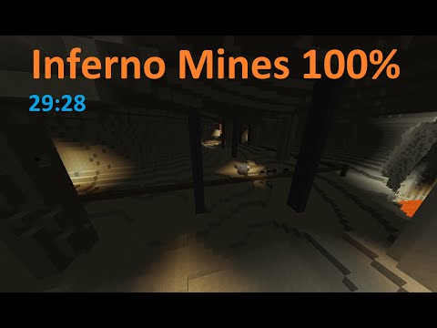 [CTM] Minecraft Speedrun: Inferno Mines 100% [29:28] [WR]