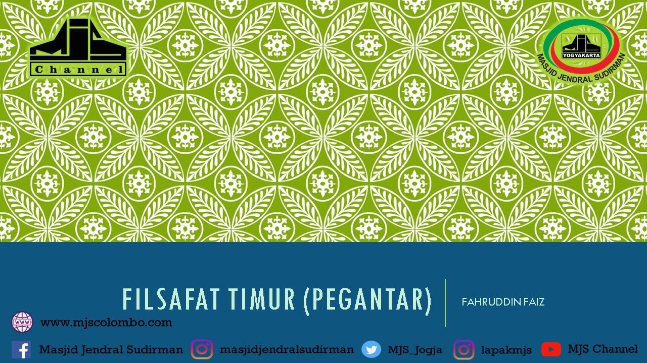 Ngaji Filsafat 65 : Pengantar Filsafat Timur