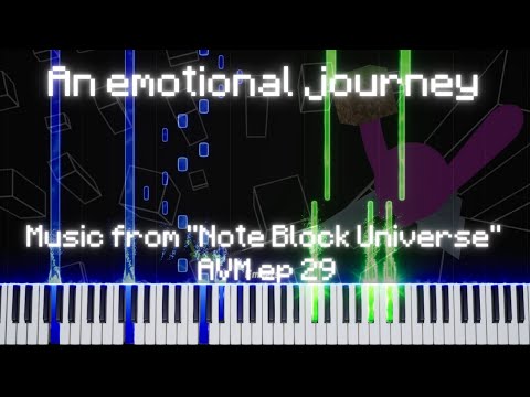 An emotional journey - Music from "Note Block Universe" AVM ep 29 [Piano Cover]