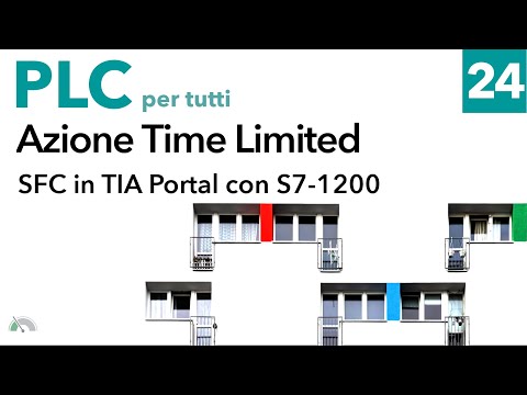 Azione Time Limited in SFC con TIAPortal e S7-1200 - PLC per tutti - video 24