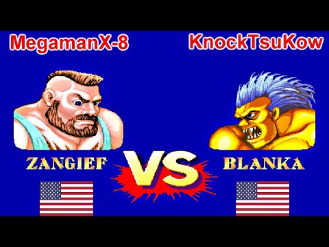 Street Fighter II': Hyper Fighting - MegamanX-8 vs KnockTsuKow FT5