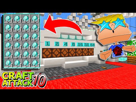 ADMINS räumen CASINO leer! JACKPOT! - Minecraft Craft Attack 10 #68