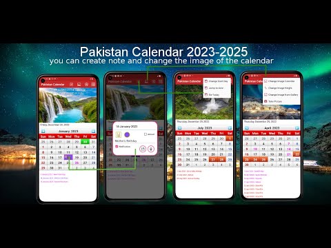 Pakistan Calendar 2024 Video