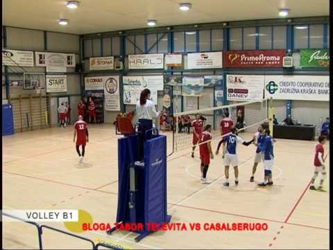VOLLEY B1 MASC 2016 - 2017: SLOGA TABOR TELEVITA VS CASALSERUGO
