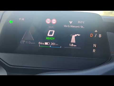 Cupra Born e-boost  170 kW 0-100 km/h 6.2 sec.