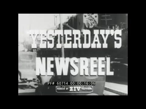 YESTERDAY'S NEWSREEL   GEN. ENGELBERT DOLLFUSS ASSASSINATED  1939 GOLDEN GATE EXPOSITION  60714