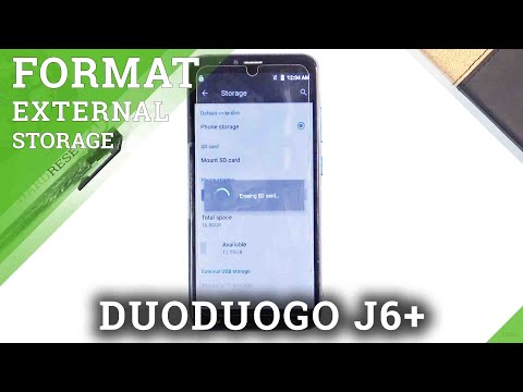 How to Format SD Card on DuoDuoGo J6+ - Erase External Storage
