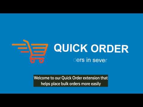 Magento 2 Quick Order | Place bulk orders with simple clicks