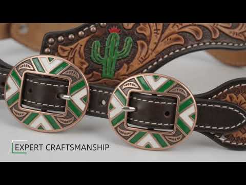 Basket Weave Spur Straps video 4