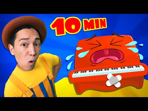 The Boo Boo PIANO + More | Tigi Boo Kids Songs