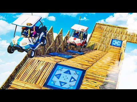 *NEW* BIGGEST RACE TRACK EVER IN FORTNITE PLAYGROUND