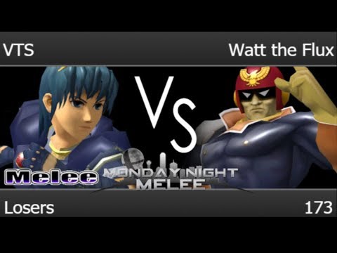 MNM 173 - VTS (Marth) vs TLOC | Watt the Flux (C Falcon) Losers - Melee