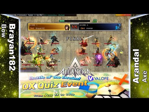 Sikyon Weekly 15/07/2017 PM: Final - Brayan182 vs Arandal - Atlantica Online