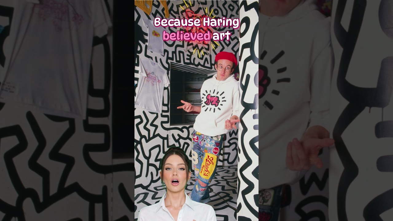 Keith Haring opened the Pop Shop in 1986, critics said he’d ruined his career #keithharing #popshop