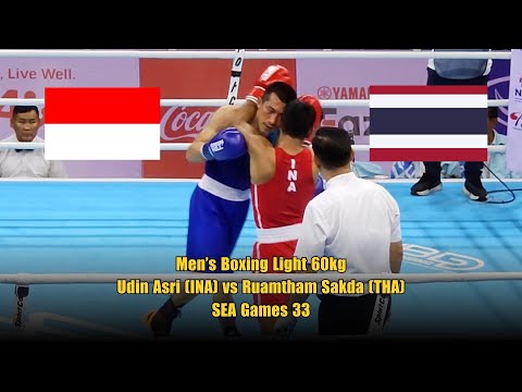 Men’s Boxing Light 60kg: Udin Asri (INA) vs Ruamtham Sakda (THA) | SEA Games 33