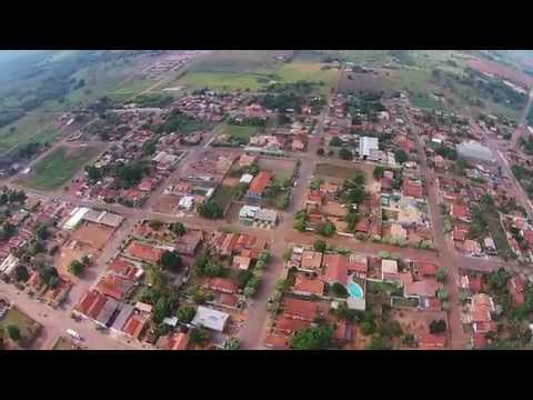 Drone - Sobrevôo na cidade de Pedro Gomes / Mato Grosso do Sul
