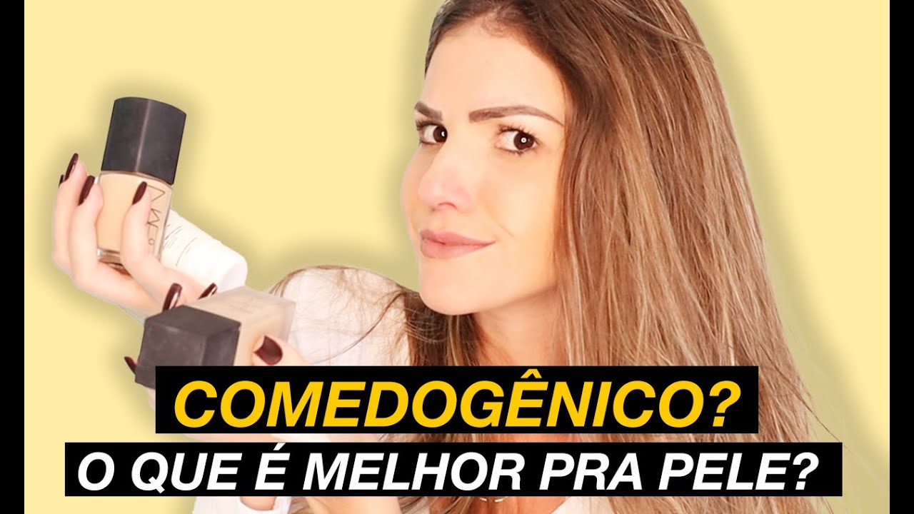 NÃO-COMEDOGÊNICOS e HIPOALERGÊNICOS Quais são as MELHORES MAQUIAGENS e COSMÉTICOS pra SUA PELE