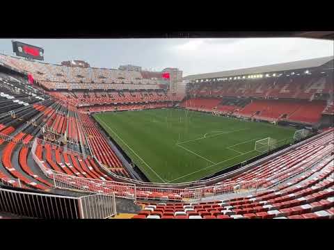 Legendary Estadio Mestalla - Valencia CF 50,000 seats 🏟️ One of the most beautiful football stadiums