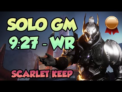 Solo GM 'Scarlet Keep' in 9 minutes! (9:27)